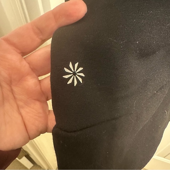 Athleta Altitude Polartec Half Zip Sweatshirt with zip pockets Black Size 2X - Picture 6 of 9
